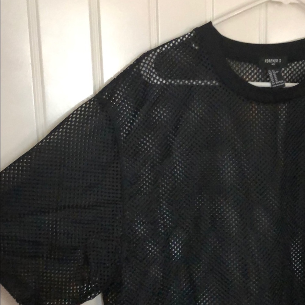 Mesh jersey black